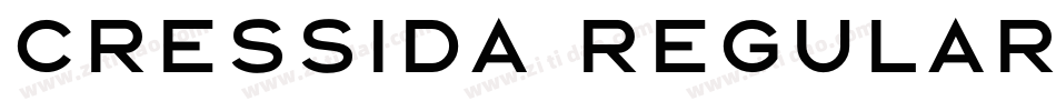 Cressida Regular字体转换